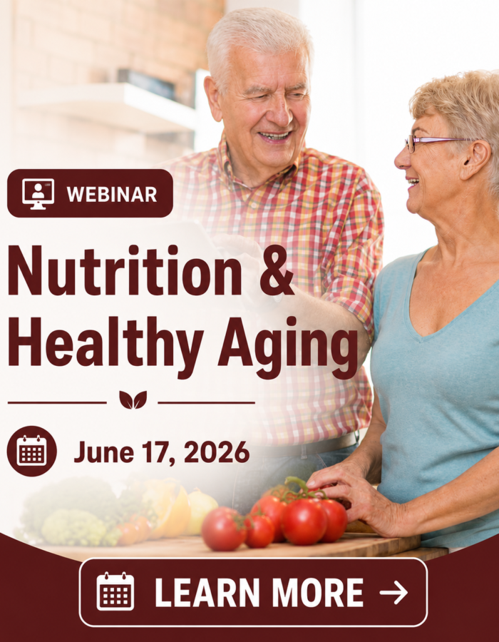 Nutrition & Healthy Aging Webinar Nutrition & Healthy Aging Webinar